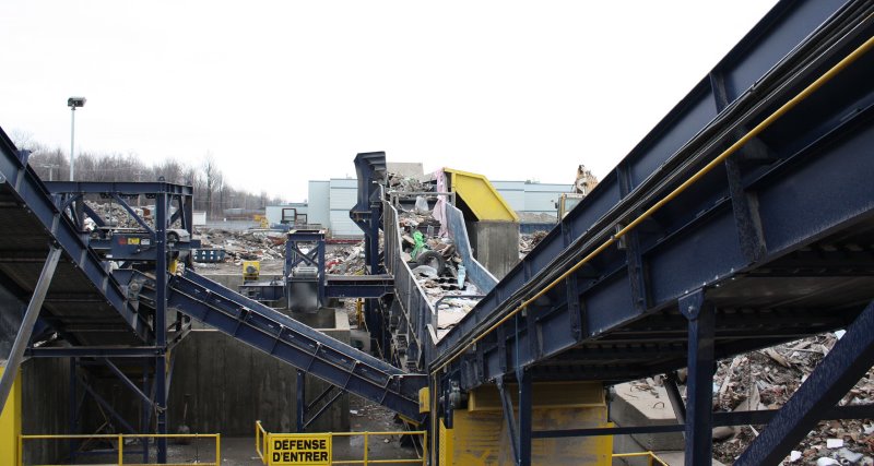 recyclage melimax Bulk Handling Process conveyors